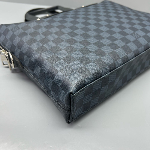 Louis Vuitton Porte Documents Jour Damier Cobalt Dark Blue