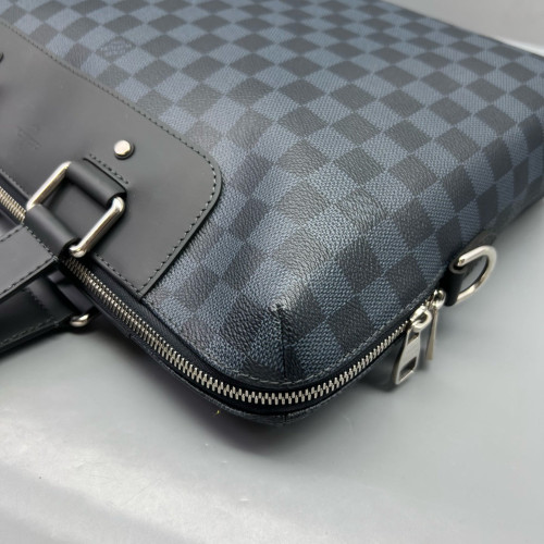 Louis Vuitton Porte Documents Jour Damier Cobalt Dark Blue