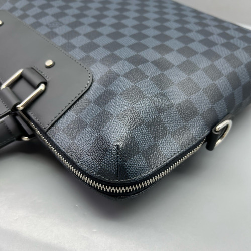 Louis Vuitton Porte Documents Jour Damier Cobalt Dark Blue