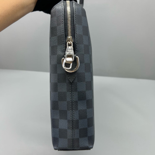 Louis Vuitton Porte Documents Jour Damier Cobalt Dark Blue