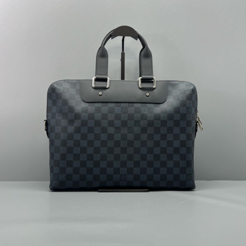 Louis Vuitton Porte Documents Jour Damier Cobalt Dark Blue