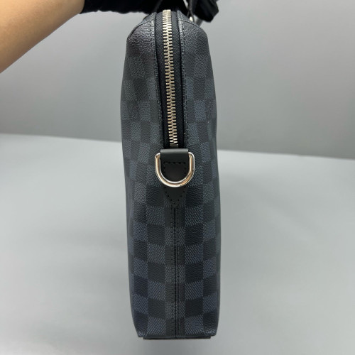 Louis Vuitton Porte Documents Jour Damier Cobalt Dark Blue