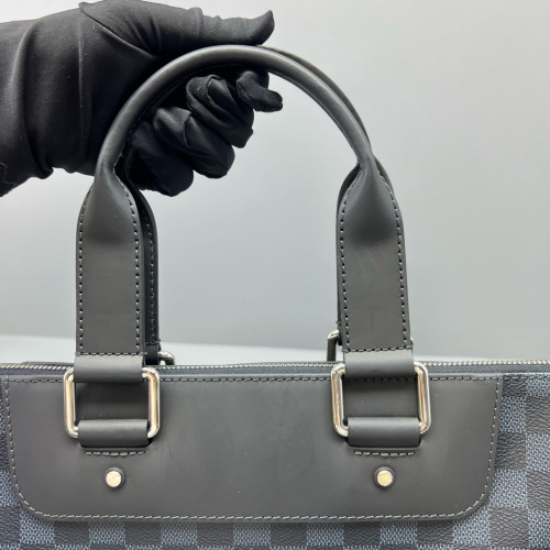 Louis Vuitton Porte Documents Jour Damier Cobalt Dark Blue