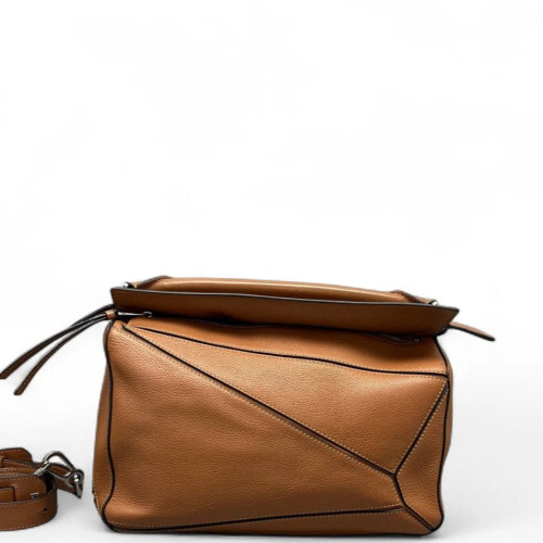 Loewe Medium Puzzle Grained Calfskin Tan Loewe Medium Puzzle Grained Calfskin Tan