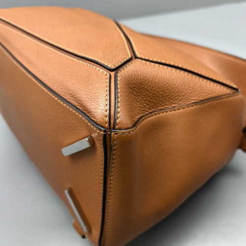 Loewe Medium Puzzle Grained Calfskin Tan Loewe Medium Puzzle Grained Calfskin Tan
