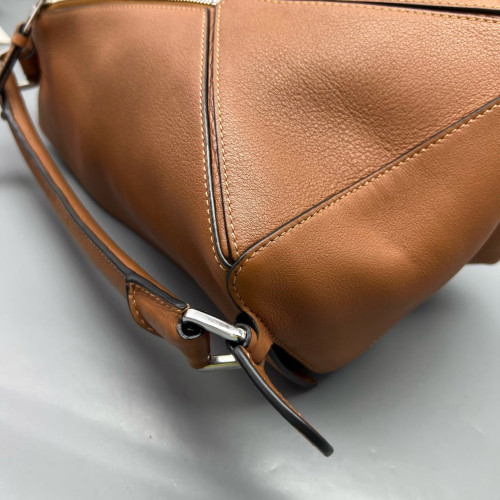 Loewe Medium Puzzle Grained Calfskin Tan Loewe Medium Puzzle Grained Calfskin Tan