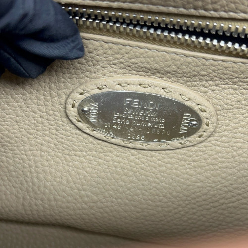 Fendi Peekaboo I See U Medium Grained Calfskin Brown