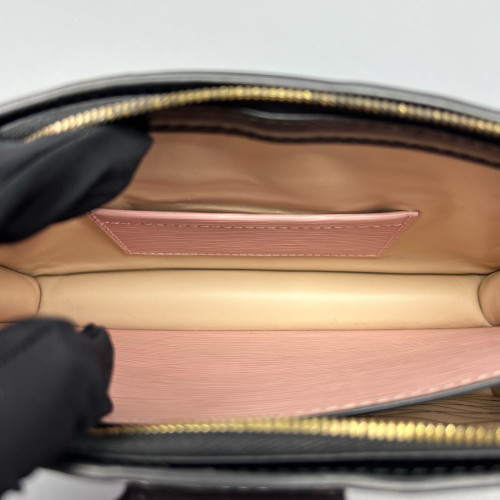Louis Vuitton Trunk Clutch Epi Pink Black