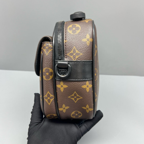 Louis Vuitton S Lock Messenger Monogram Brown Black