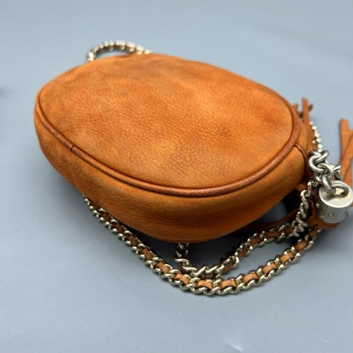 Gucci Tassel Camera Case Calfskin Orange