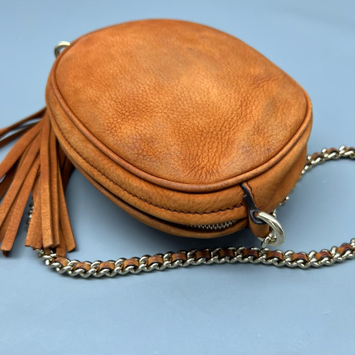 Gucci Tassel Camera Case Calfskin Orange