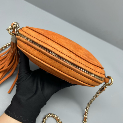 Gucci Tassel Camera Case Calfskin Orange