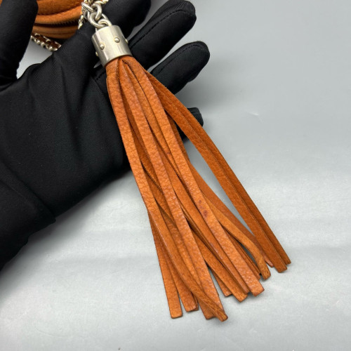 Gucci Tassel Camera Case Calfskin Orange