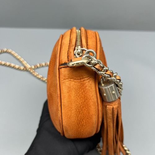 Gucci Tassel Camera Case Calfskin Orange