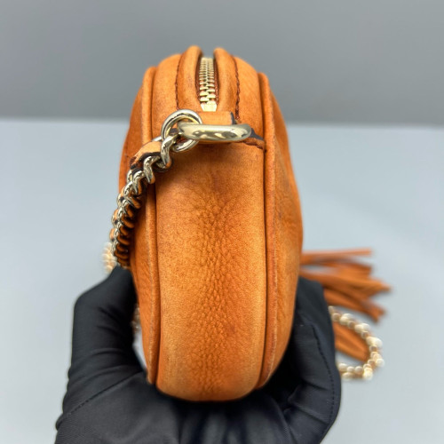 Gucci Tassel Camera Case Calfskin Orange