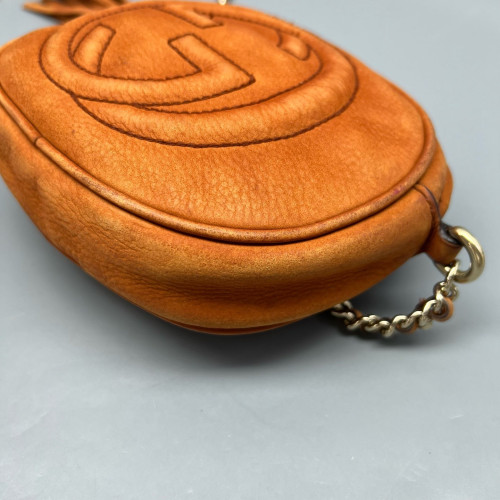 Gucci Tassel Camera Case Calfskin Orange
