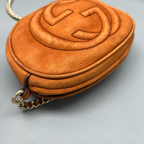 Gucci Tassel Camera Case Calfskin Orange