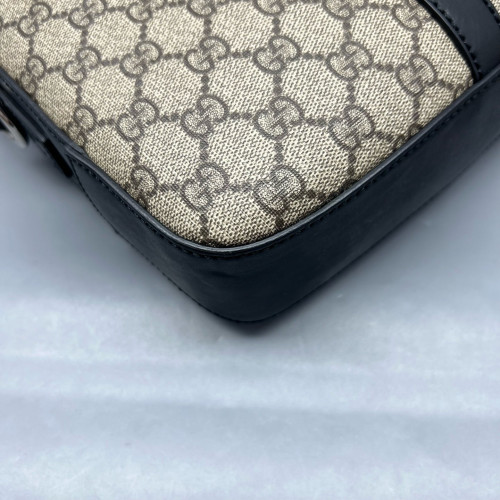 Gucci Briefcase GG Monogram Beige Ebony
