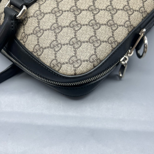 Gucci Briefcase GG Monogram Beige Ebony