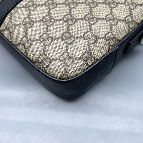 Gucci Briefcase GG Monogram Beige Ebony