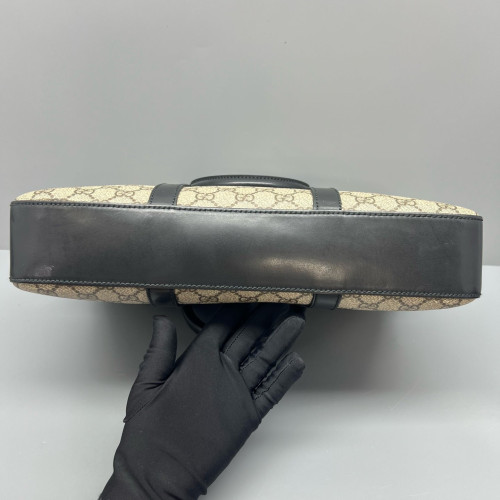 Gucci Briefcase GG Monogram Beige Ebony
