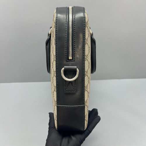 Gucci Briefcase GG Monogram Beige Ebony