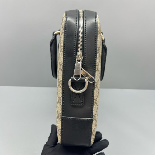 Gucci Briefcase GG Monogram Beige Ebony