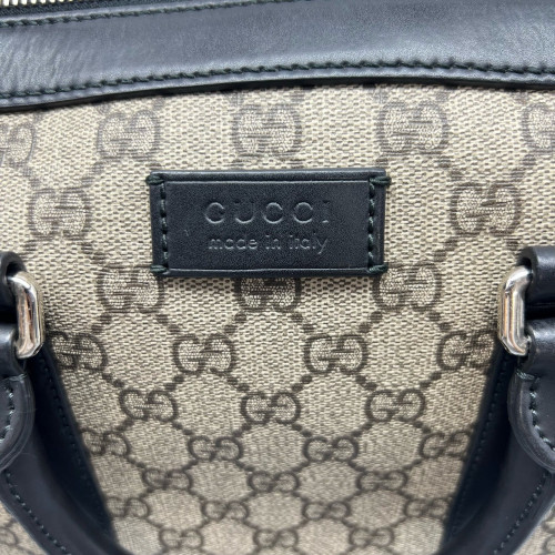 Gucci Briefcase GG Monogram Beige Ebony