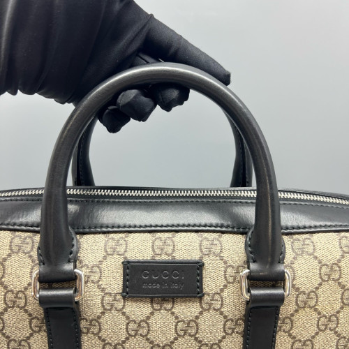 Gucci Briefcase GG Monogram Beige Ebony