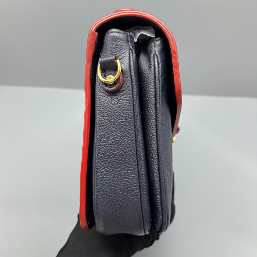 Louis Vuitton Pochette Metis Monogram Empreinte Blue