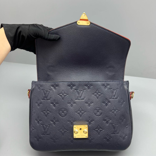 Louis Vuitton Pochette Metis Monogram Empreinte Blue