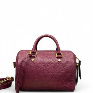 Louis Vuitton Speedy Bandouliere 25 Monogram Empreinte Azalea Louis Vuitton Speedy Bandouliere 25 Monogram Empreinte Azalea