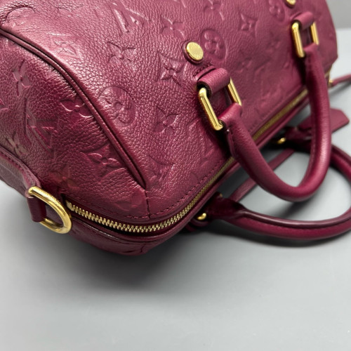 Louis Vuitton Speedy Bandouliere 25 Monogram Empreinte Azalea