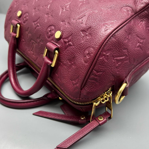 Louis Vuitton Speedy Bandouliere 25 Monogram Empreinte Azalea