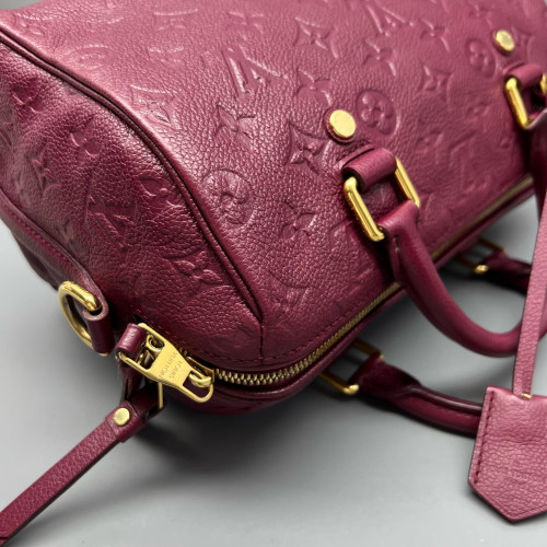 Louis Vuitton Speedy Bandouliere 25 Monogram Empreinte Azalea