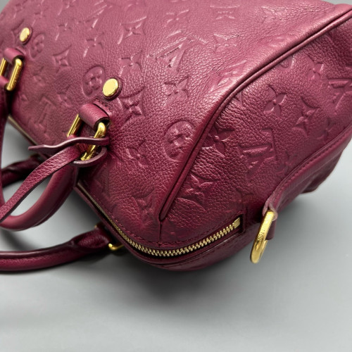 Louis Vuitton Speedy Bandouliere 25 Monogram Empreinte Azalea