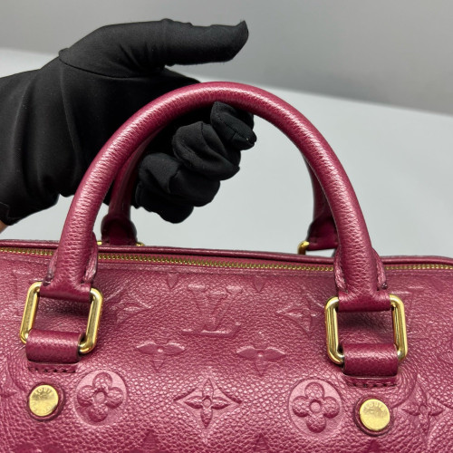 Louis Vuitton Speedy Bandouliere 25 Monogram Empreinte Azalea