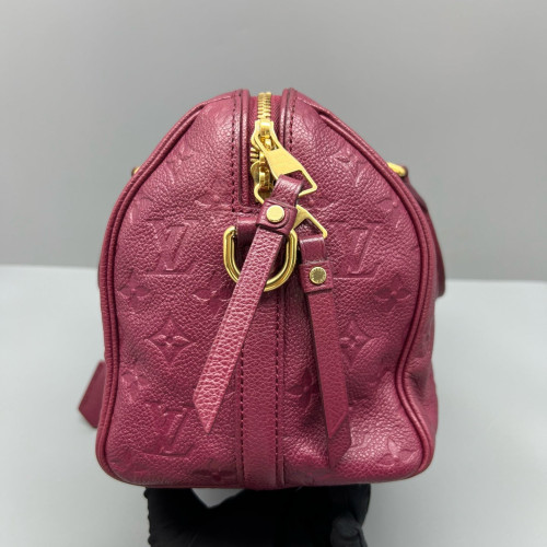 Louis Vuitton Speedy Bandouliere 25 Monogram Empreinte Azalea