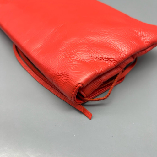 Balenciaga City Clutch Arena Lambskin Red