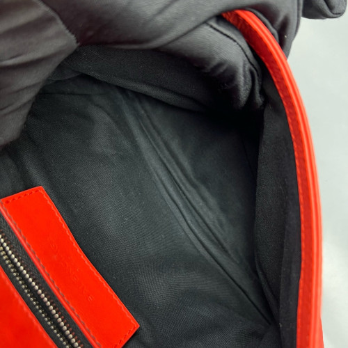 Balenciaga City Clutch Arena Lambskin Red