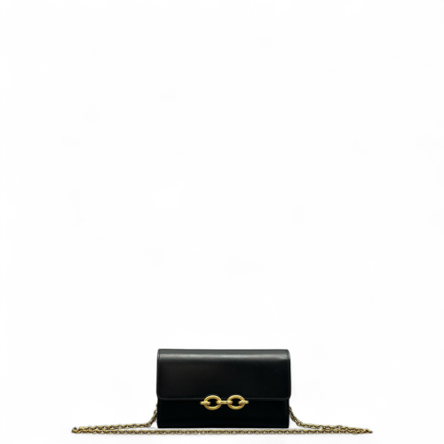 Yves Saint Laurent Le Maillon Satchel Calfskin Black
