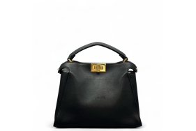 Fendi Peekaboo I See U Small Smooth Calfskin Black