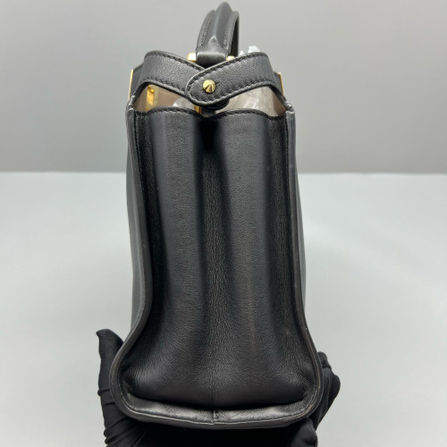 Fendi Peekaboo I See U Small Smooth Calfskin Black