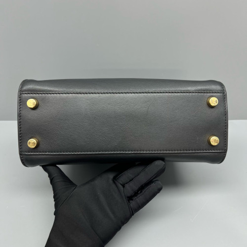 Fendi Peekaboo I See U Small Smooth Calfskin Black