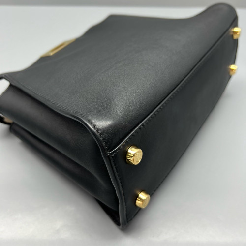 Fendi Peekaboo I See U Small Smooth Calfskin Black