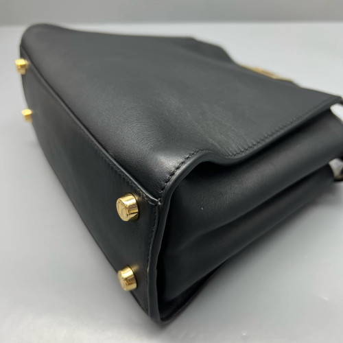 Fendi Peekaboo I See U Small Smooth Calfskin Black