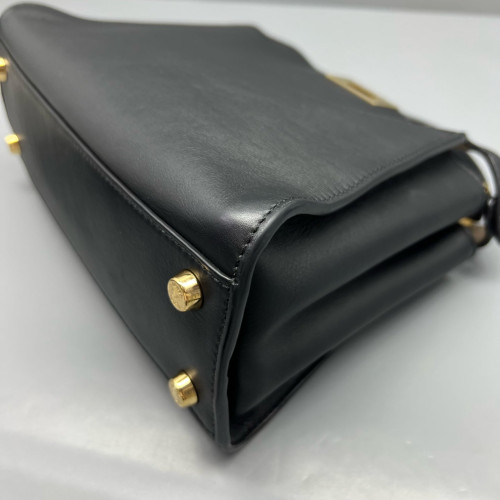 Fendi Peekaboo I See U Small Smooth Calfskin Black