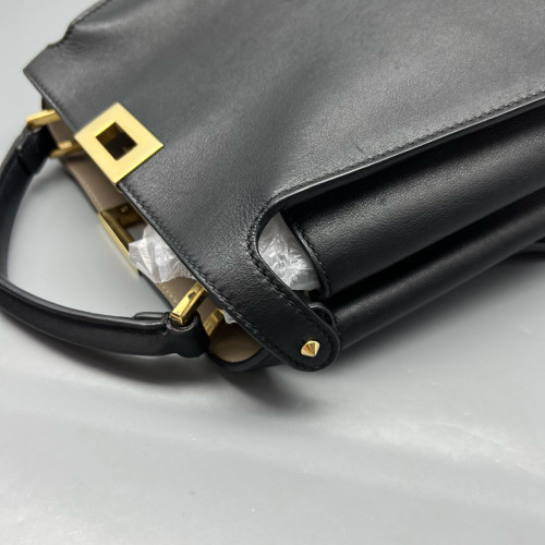 Fendi Peekaboo I See U Small Smooth Calfskin Black