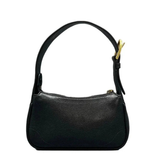 Gucci Mini Aphrodite Grained Calfskin Black