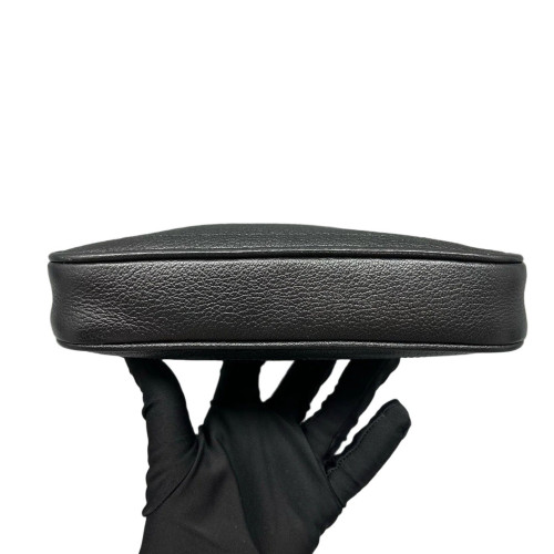 Gucci Mini Aphrodite Grained Calfskin Black
